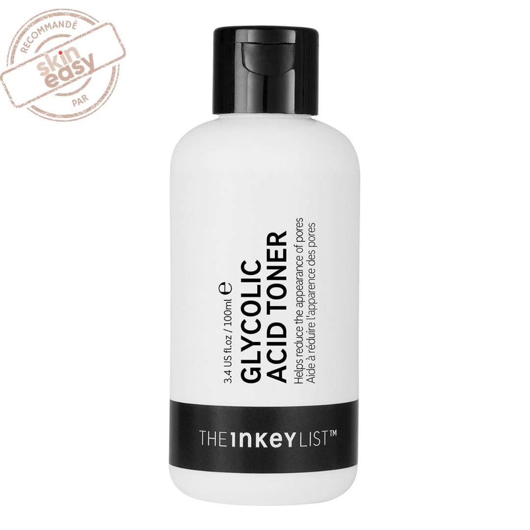 Inkey List Tonique exfoliant à l'acide glycolique AHA points noirs